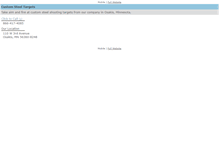 Tablet Screenshot of customsteeltargets.com